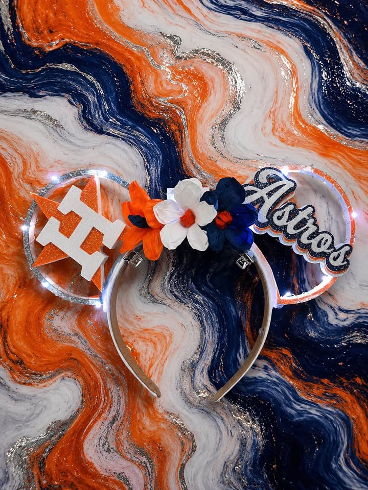 Houston Astros Custom 3D Printed Light-Up Headband