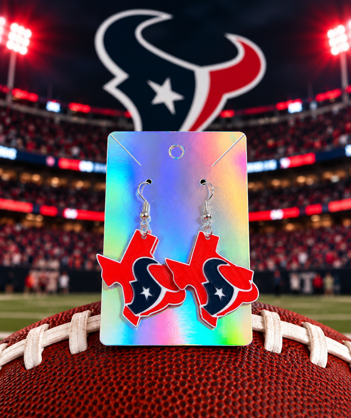 Texans State Logo Earrings
