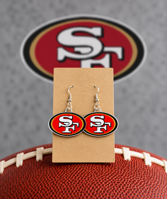 49ers Logo Earrings