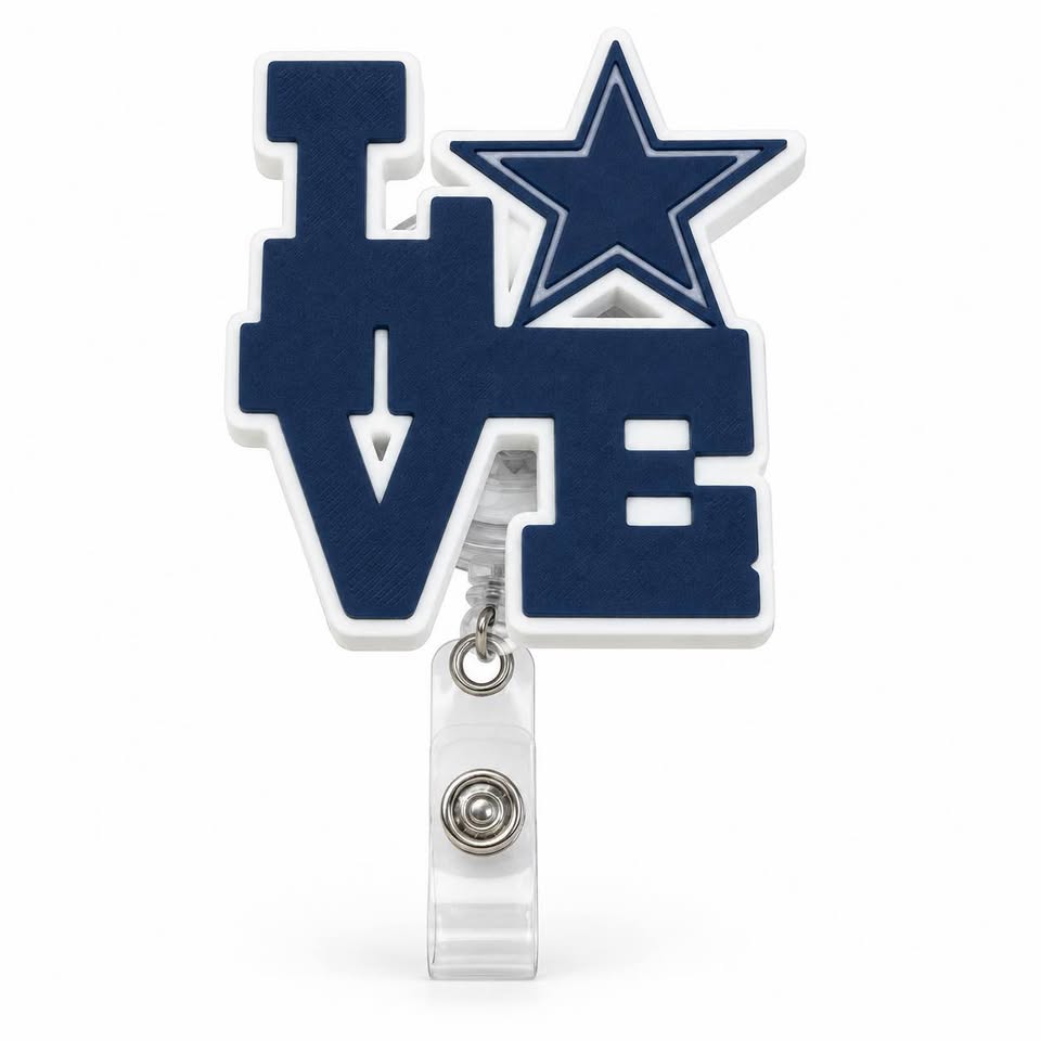 Love Cowboys Badge Reel
